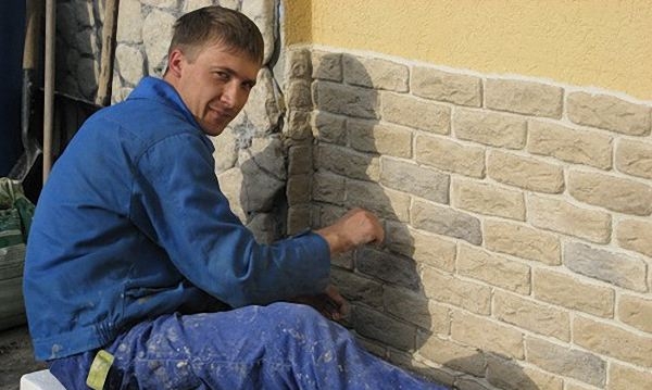 Монтаж декоративного камня своими руками 90